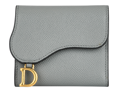 Christian Dior Saddle Lotus Wallet, front view